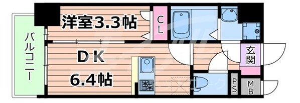 都島駅 徒歩6分 6階の物件間取画像